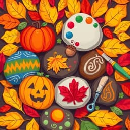 Easy Fall Rock Painting Ideas icon