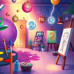 Easy Painting Ideas Characters icon