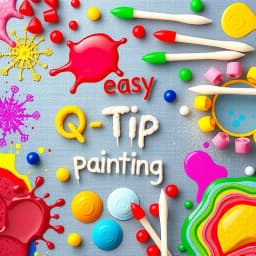 Easy Q Tip Painting Ideas icon
