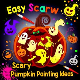 Easy Scary Pumpkin Painting Ideas icon