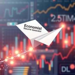 Economist Resume Generator icon