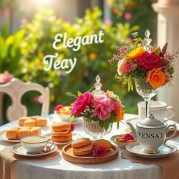 Elegant Tea Party Food Ideas icon