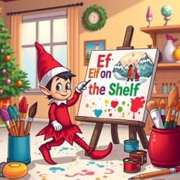 Elf on the Shelf Painting Ideas icon