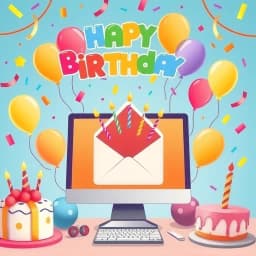 Email Birthday Invitation Template icon