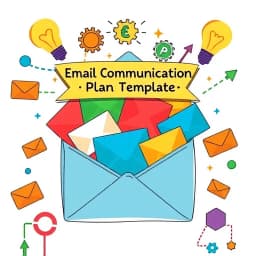 Email Communication Plan Template icon