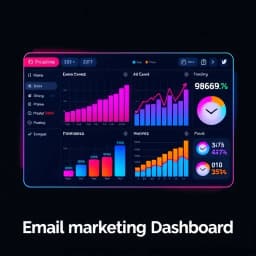 Email Marketing Dashboard Template icon