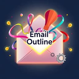 Email Outline Template icon