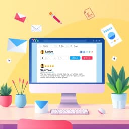 Email Signature Block Template icon