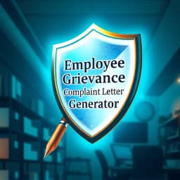 Employee Grievance Complaint Letter Generator icon