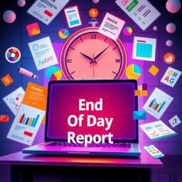 End of Day Report Email Template icon