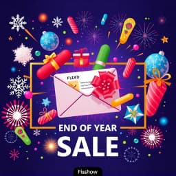 End of Year Sale Email Template icon