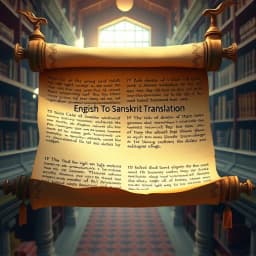 English to Sanskrit Translation icon