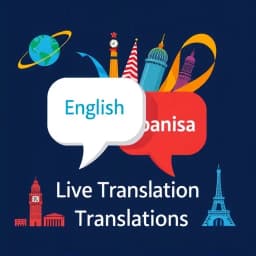 English to Spanish Live Translation icon