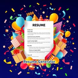 Event Planner Resume Generator icon