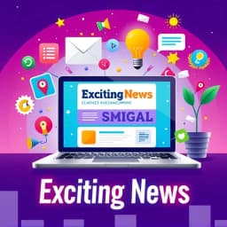Exciting News Email Template icon