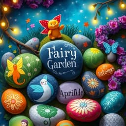 Fairy Garden Rock Painting Ideas icon