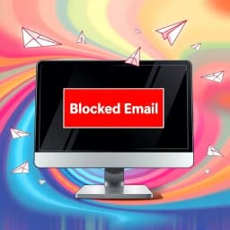 Fake Blocked Email Message Template icon