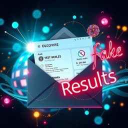 Fake Covid Test Results Email Template icon