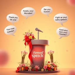 Farewell Thank You Speech Generator for Colleagues icon