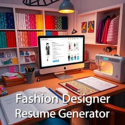 Fashion Designer Resume Generator icon
