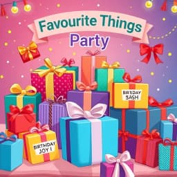 Favorite Things Party Gift Ideas $10 icon