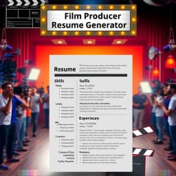 Film Producer Resume Generator icon