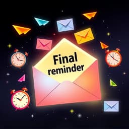 Final Reminder Email Template icon