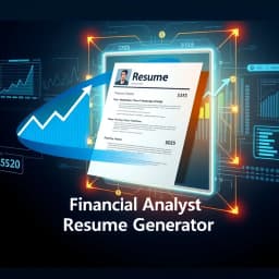 Financial Analyst Resume Generator icon