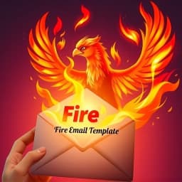 Fire Email Template icon