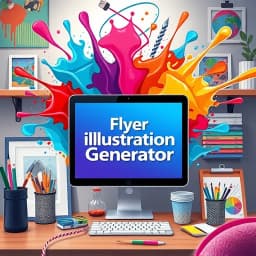 Flyer Illustration Generator icon