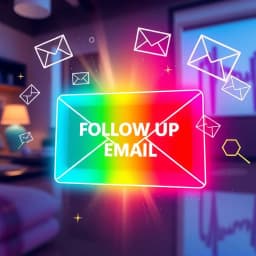 Follow Up Email for Job Application Template icon