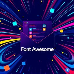 Font Awesome in Email Template icon