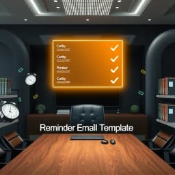 Formal Reminder Email Template icon