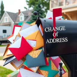 Free AI Change of Address Notification Letter Generator icon