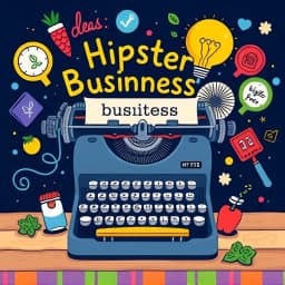 Free AI Hipster Business Name and Branding Concept Ideas Generator icon