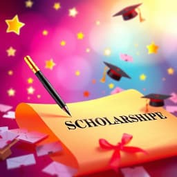 Free AI Scholarship Award Letter Generator icon