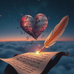 Free AI Song Lyric Generator Based on a User Deepest Regret icon