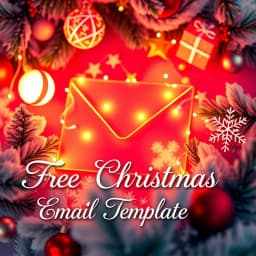 Free Christmas Email Template icon