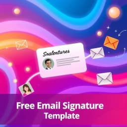 Free Email Signature Template icon