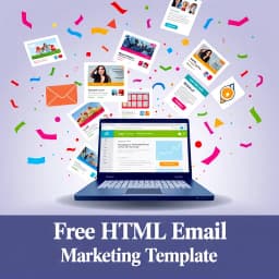 Free HTML Email Marketing Template icon