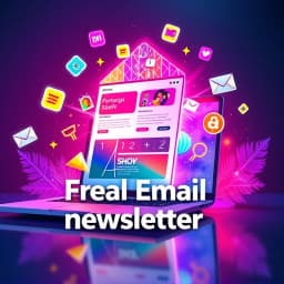 Free HTML Email Newsletter Template icon