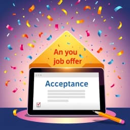 Free Job Offer Acceptance Email Generator icon