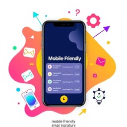 Free Mobile Friendly Email Signature Template icon