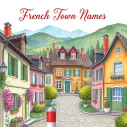 French Town Name Generator icon