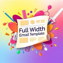 Full Width Email Template icon