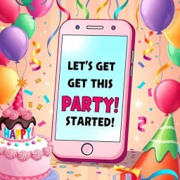 Funny Party Invitation Text Message Generator icon