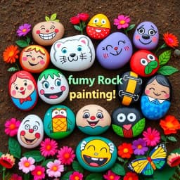 Funny Rock Painting Ideas icon