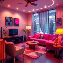 Futuristic 70s Interior Design icon