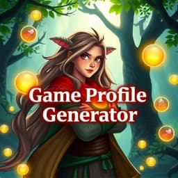 Game Profile Screen Generator icon
