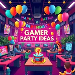 Gamer Birthday Party Ideas icon